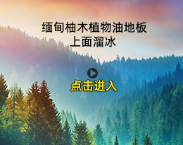 缅甸柚木手擦植物油面上溜冰