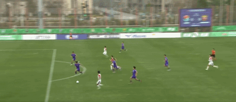 半场：上海海港B队4-1上海赛更达，温钧翔双响，李圣龙破门